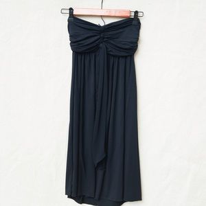 Black strapless dress from express - size XS